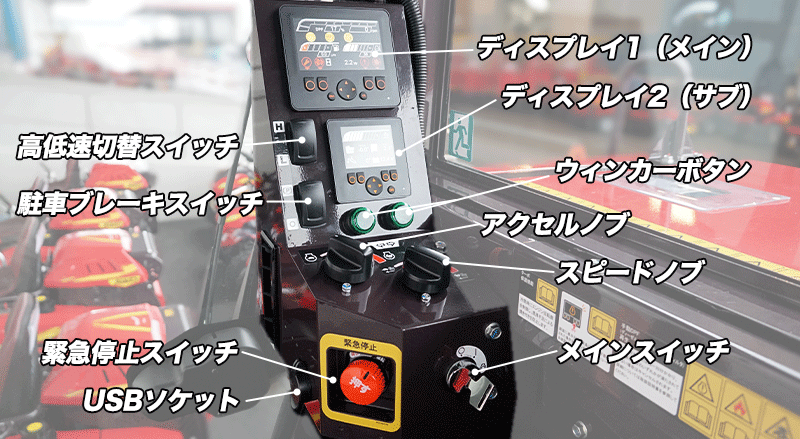 操作しやすい！ メインパネル配置